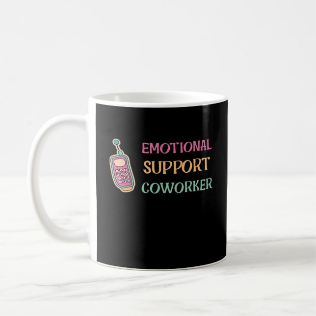 Emotional Help Coworker Basic Coffee Mug (Left)