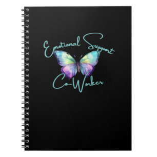 Emotional Help Coworker Butterfly Classic Notebook