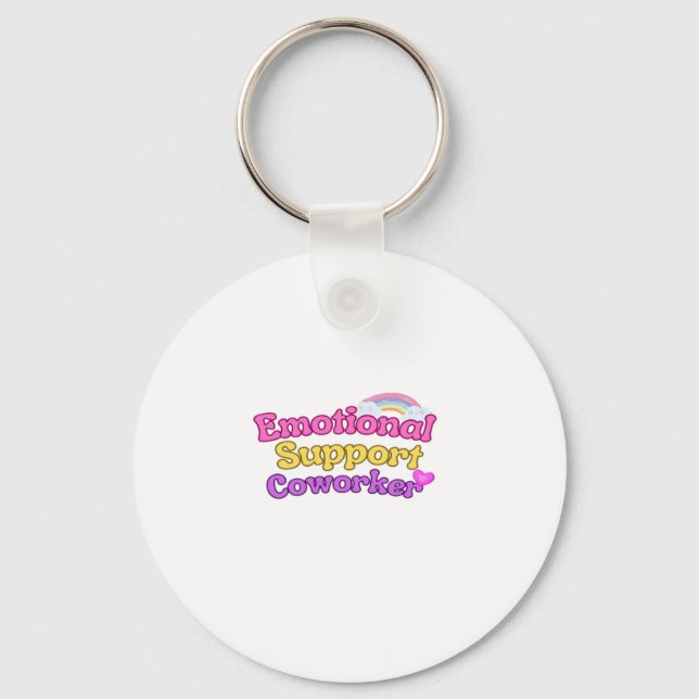 Emotional Help Coworker Chill Key Ring (Front)