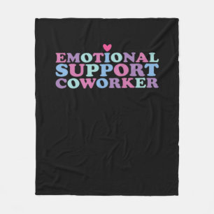 Emotional Help Coworker Chill Meme and Viral Fleece Blanket
