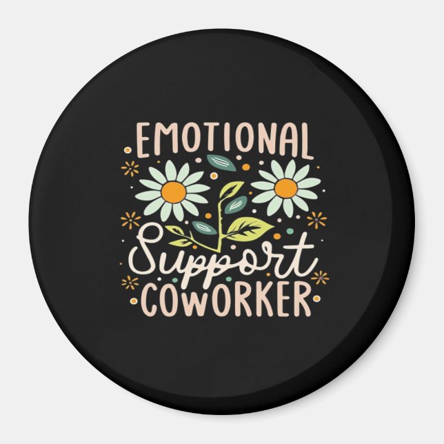 Emotional Help Coworker Classic Chill Meme Magnet (Front)