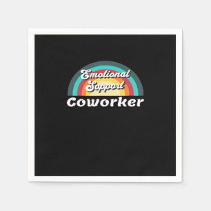Emotional Help Coworker Classic Chilling Meme Napkin