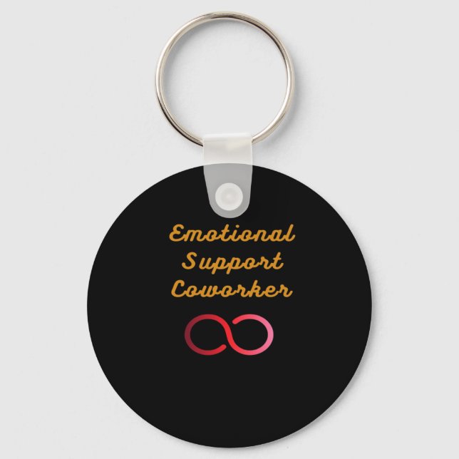 Emotional Help Coworker - Classic Labour Day Key Ring (Front)