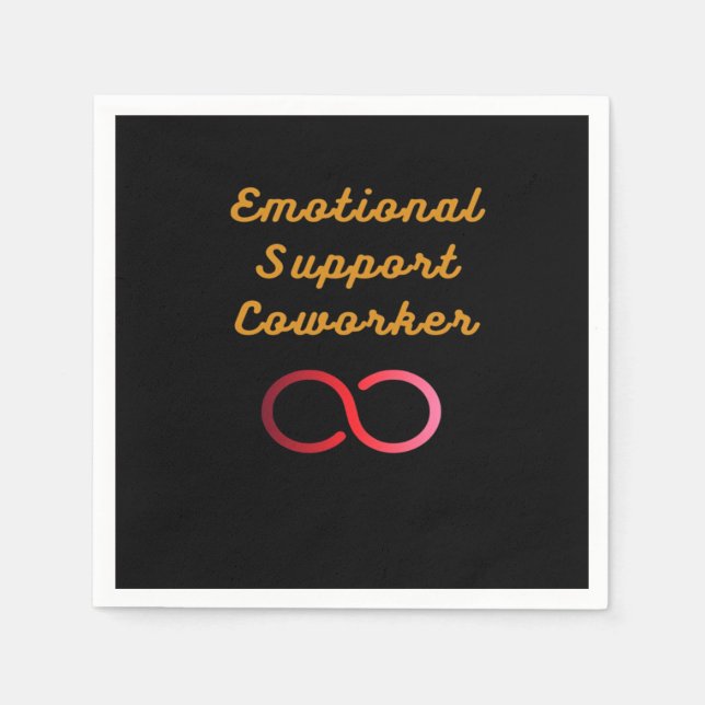 Emotional Help Coworker - Classic Labour Day Napkin (Front)