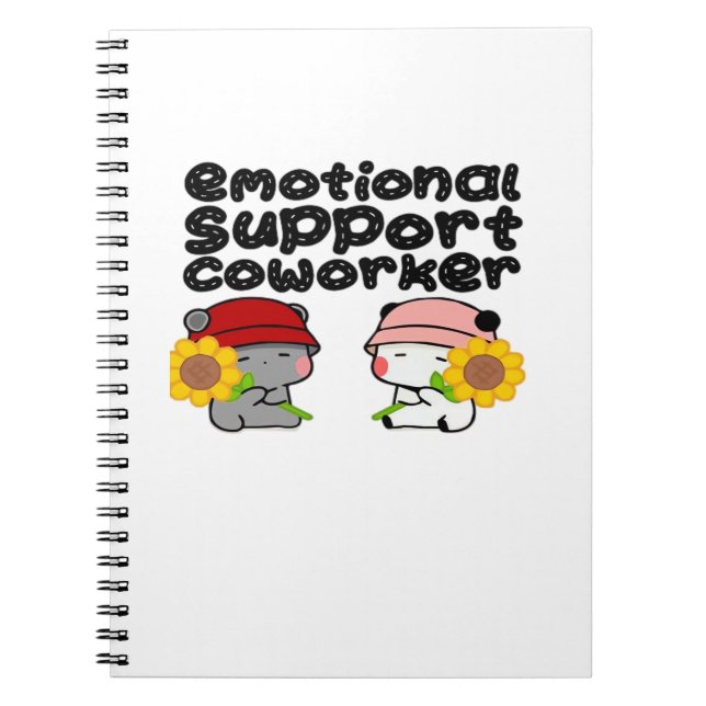 Emotional Help Coworker Classic Notebook (Front)