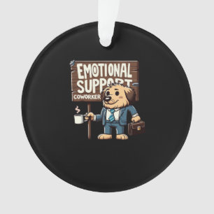 Emotional Help Coworker Classic Quote Ornament
