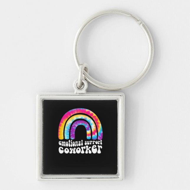 Emotional Help Coworker Classic - Work Bestie Key Ring (Front)