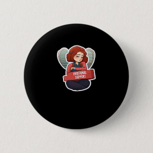 Emotional Help Coworker Classic - Work Bestie Vira 6 Cm Round Badge