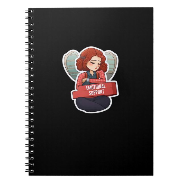 Emotional Help Coworker Classic - Work Bestie Vira Notebook (Front)