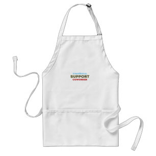 Emotional Help Coworker, Coworker Gift, Coworker F Standard Apron
