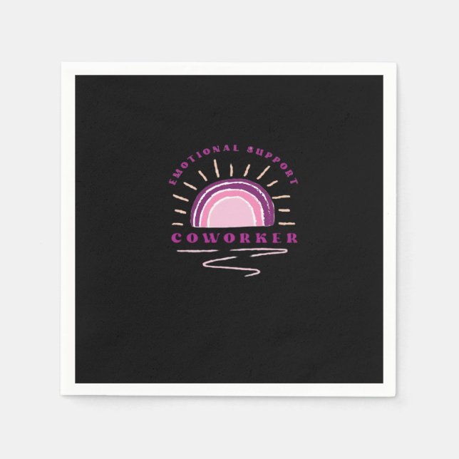 Emotional Help Coworker Essential Napkin (Front)