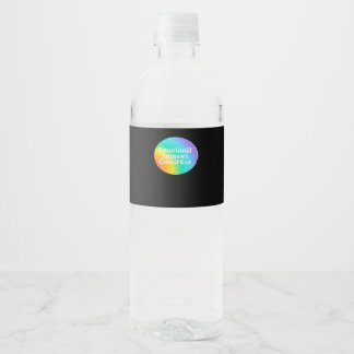 Emotional Help Coworker Funny Water Bottle Label