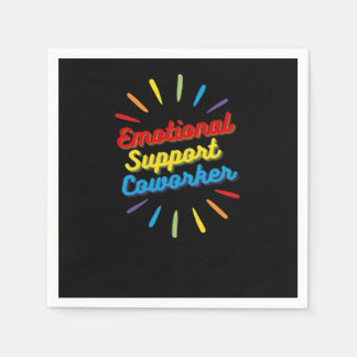 Emotional Help Coworker Gifts For Work Bestie Clas Napkin
