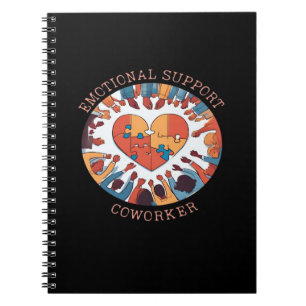 Emotional Help Coworker Office Companion Classic Notebook