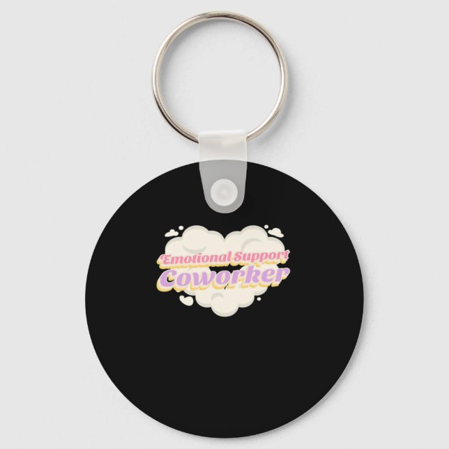 Emotional Help Coworker Office Gift Classic Key Ring (Front)