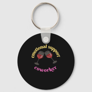 Emotional Help Coworker  - Precious Classic Key Ring