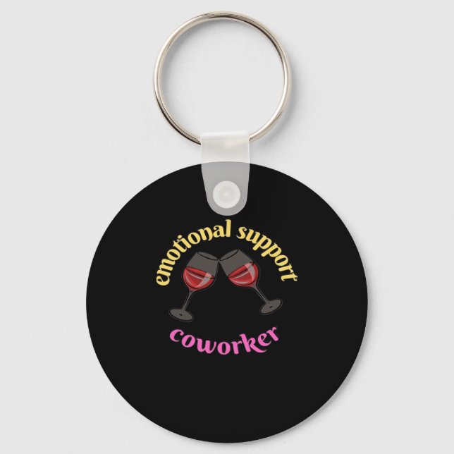 Emotional Help Coworker  - Precious Classic Key Ring (Front)