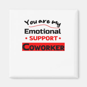 Emotional Help Coworker Sloth Vibes Magnet