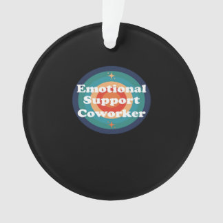 Emotional Help Coworker Trend Ornament