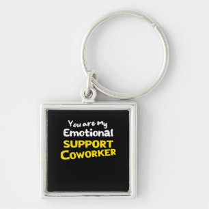 Emotional Help Coworker Viral Meme Key Ring