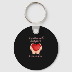 Emotional Help Coworker Viral Quote and Sloth Key Ring