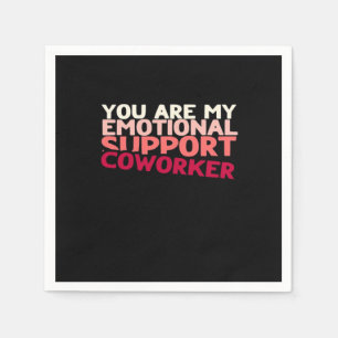 Emotional Help Coworker Viral Sloth Napkin