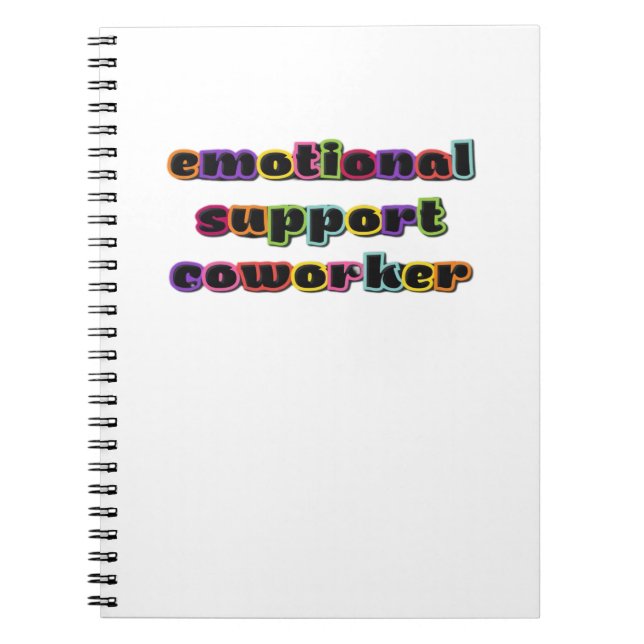 Emotional Help Coworker Work Office Classic Notebook (Front)
