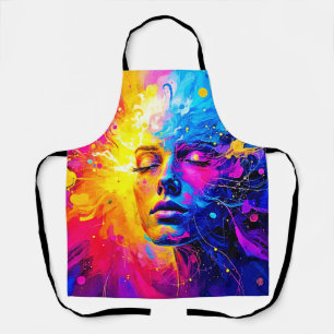 Emotional Radiance Portrait Apron