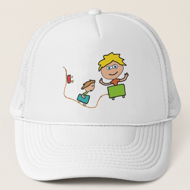 Emotional Roller Coaster Trucker Hat (Front)