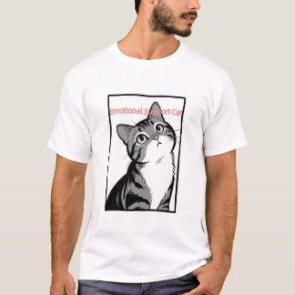 Emotional Support Cat Graphic T - Shirt