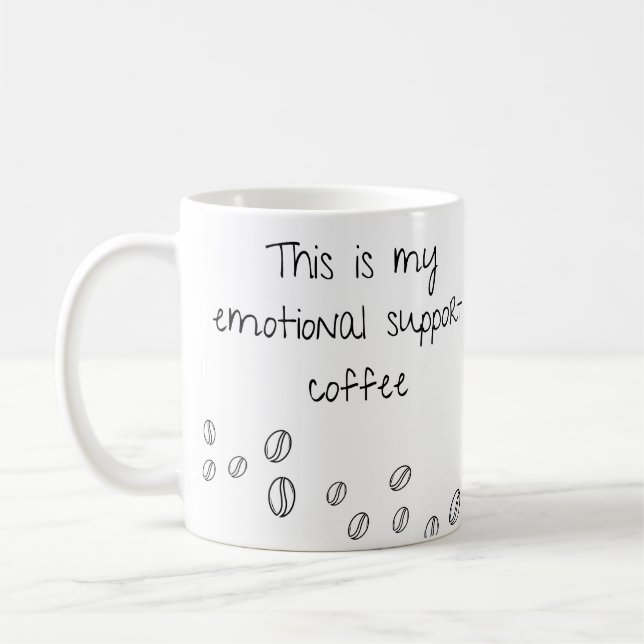 Emotional Support Coffee Mug (Left)