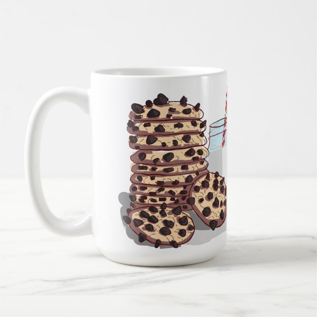 Emotional Support Cookies Coffee Mug (Left)