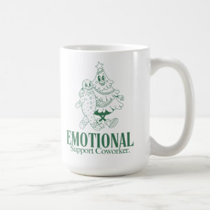 Emotional Support Coworker Funny Christmas Office  Coffee Mug