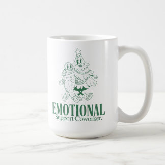 Emotional Support Coworker Funny Christmas Office Coffee Mug