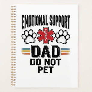 Emotional Support Dad Do Not Pet Vintage Shirt Des Planner