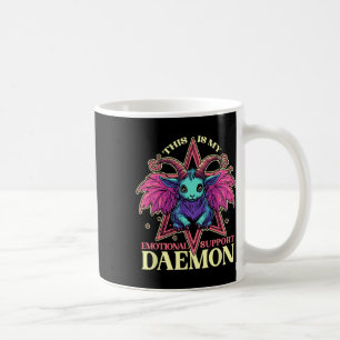 Emotional Support Demon With Cute Goat Daemon Hall Coffee Mug