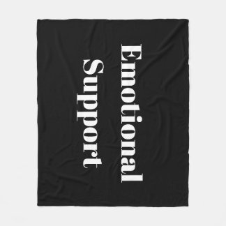 Emotional Support Fleece Blanket