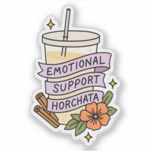 Emotional Support Horchata Funny Drink Lover