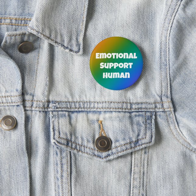 Emotional Support Human Button (In Situ)