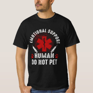Emotional Support Human Do Not Pet Service Dog Lov T-Shirt