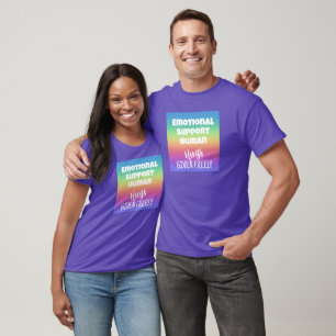 Emotional Support Human Hugs Unisex T-Shirt