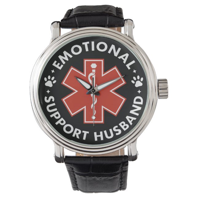 Emotional Support Husband Do Not Pet Watch (Front)
