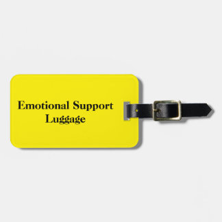 Emotional Support - Luggage Tag