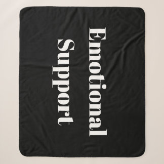 Emotional Support Sherpa Blanket