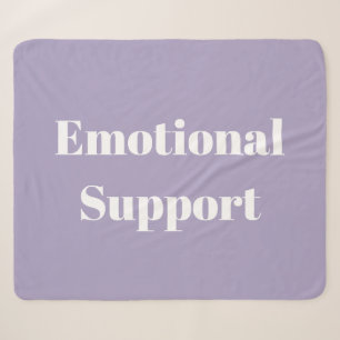 Emotional Support Sherpa Blanket