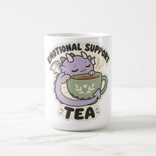 Emotional Support Tea Cosy Lavender Dragon Coffee Mug