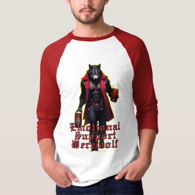 Emotional Support Werewolf T-Shirt (Front)