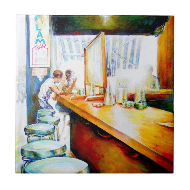 Emotional to Motivate, Logic to Justify Ceramic Tile (Front)