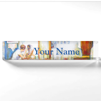 Emotional to Motivate, Logic to Justify Nameplate
