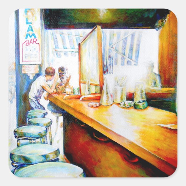 Emotional to Motivate, Logic to Justify Square Sticker (Front)